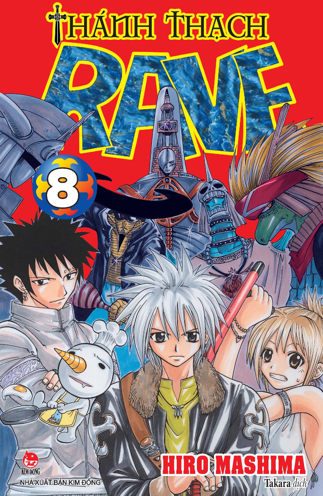 Truyện tranh Thánh thạch Rave - Tập 8 - Tặng kèm Bookmark Plue - NXB Kim Đồng
