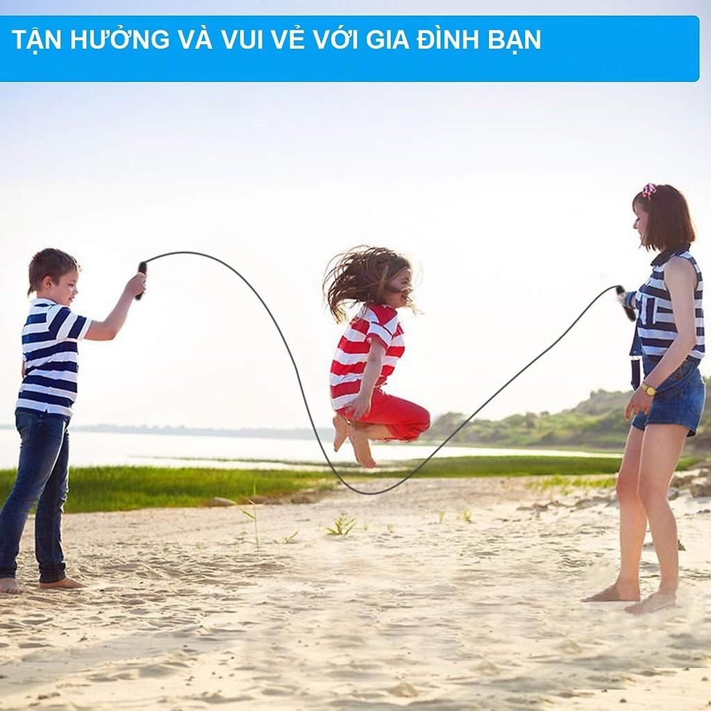 Dây Nhảy Tập Thể Dục Thể Thao Lõi Thép Cao Cấp 2,7m - Dây Nhảy Siêu Rẻ Siêu Bền Có Thể Cắt Bớt Dây