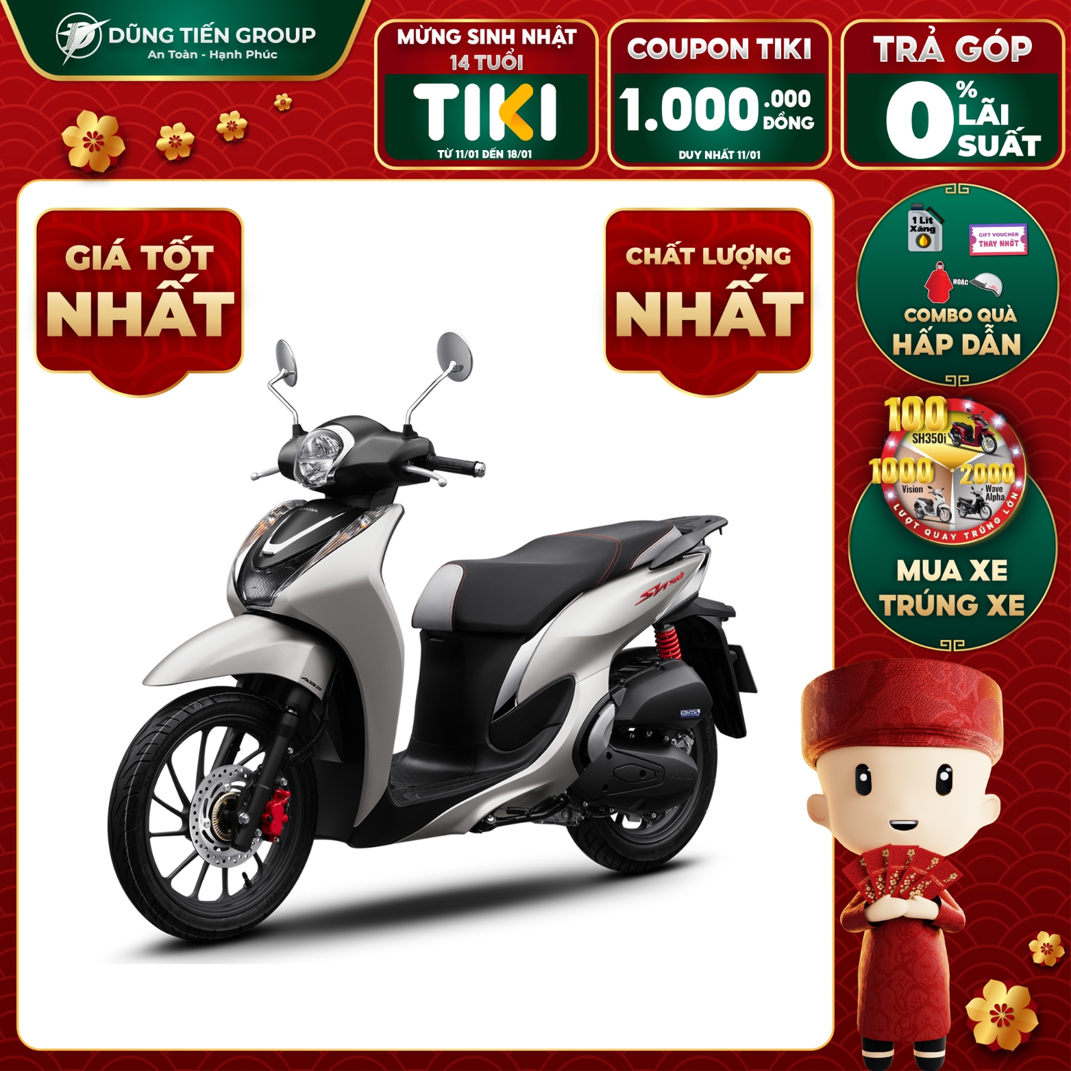 Xe Máy Honda SH Mode 125cc 2024 Phiên Bản Đặc Biệt