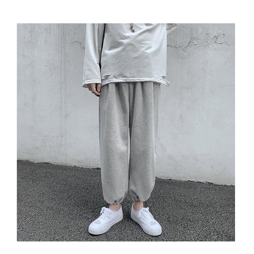 Quần nỉ nam nữ cạp chun bo gấu bigsize từ M đến 3XL, quần jogger unisex fullsize