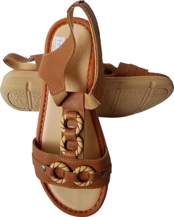 Giày Sandal Nữ BIGGBEN Da Bò Thật SDN0399