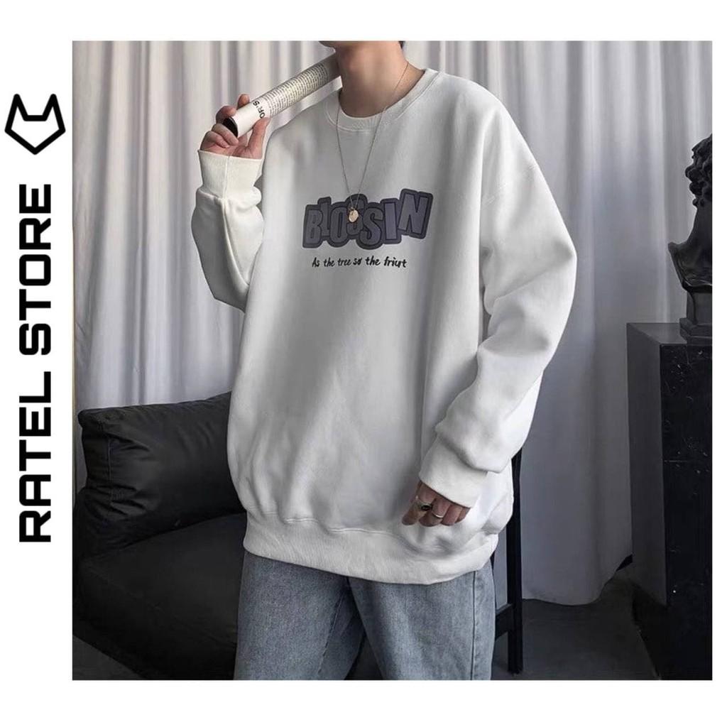 Áo Sweater Nỉ Bông Nam Nữ Blossin Thu Đông Unisex Form Rộng