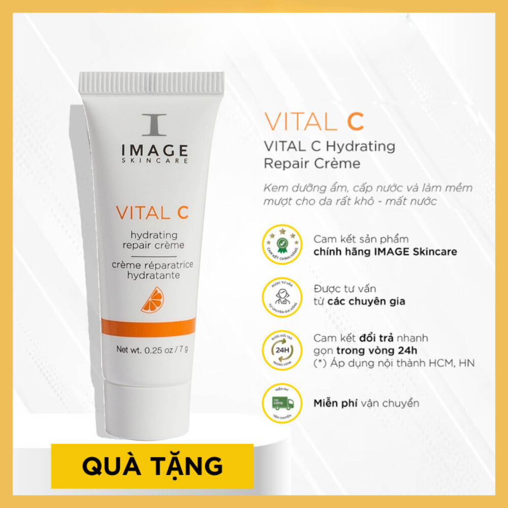 [QUÀ TẶNG] Minisize Kem dưỡng ẩm cấp nước và làm mềm cho da IMAGE SKINCARE Vital C Hydrating Repair Crème