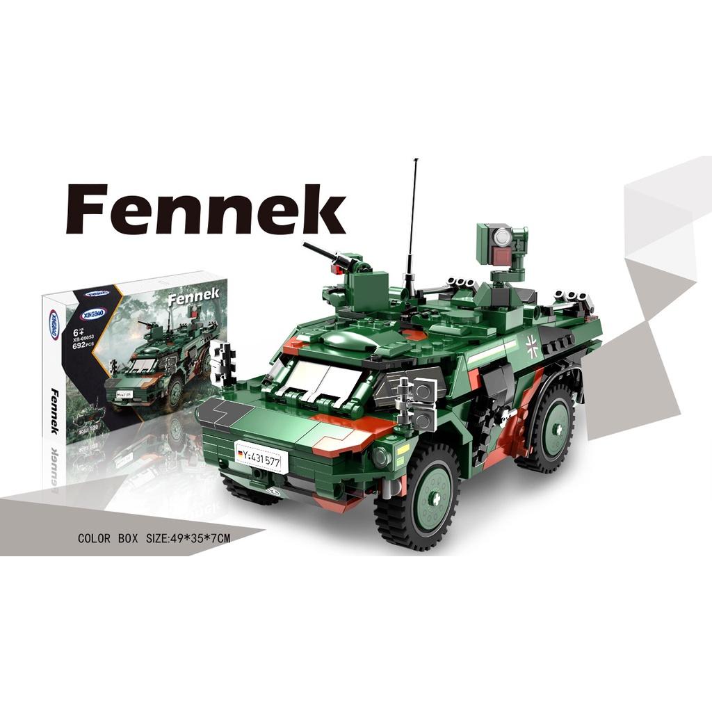 Đồ chơi Lắp ráp Xe Quân sự Đức - Xingbao XB06053 Fenek - Xếp hình thông minh - Mô hình trí tuệ