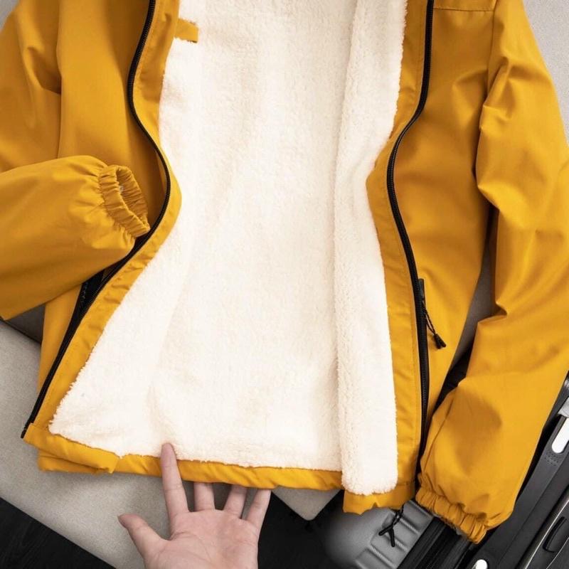 Áo gió 3 KHÓA LÓT LÔNG - UNISEX mặc được cả nam và nữ mã 660