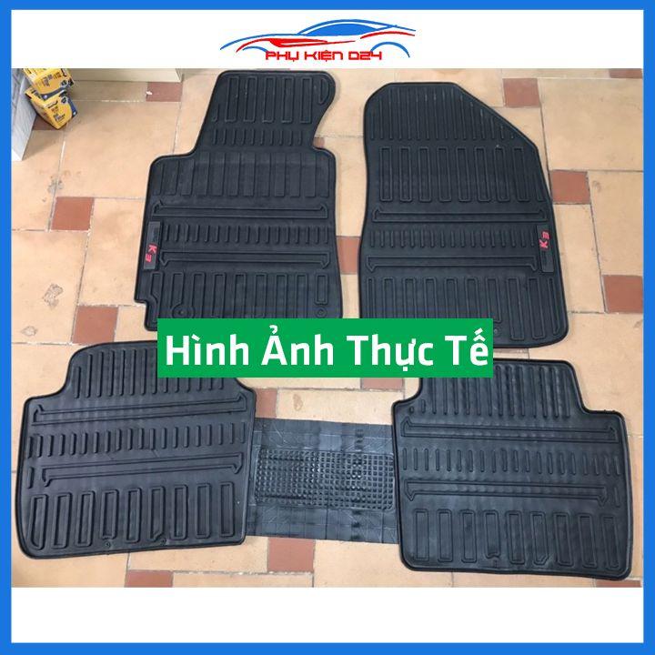 Thảm lót sàn cao su cho xe K3 2016-2017-2018 hàng chuẩn theo xe chịu lực tốt