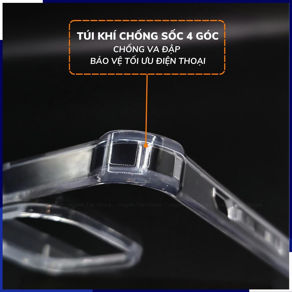 Ốp lưng ip 14 pro max ip 14 plus clear color ver 3 trong suốt không ố vàng bảo vệ camera phụ kiện huỳnh tân store