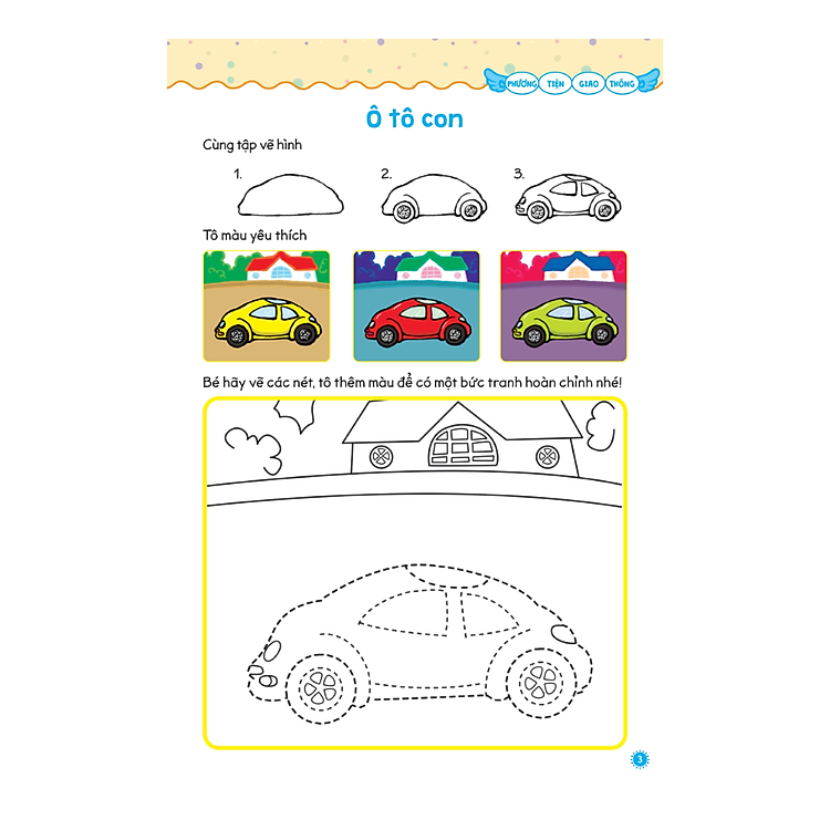 Sách Vẽ Vời Vui Vẻ: Phương Tiện Giao Thông