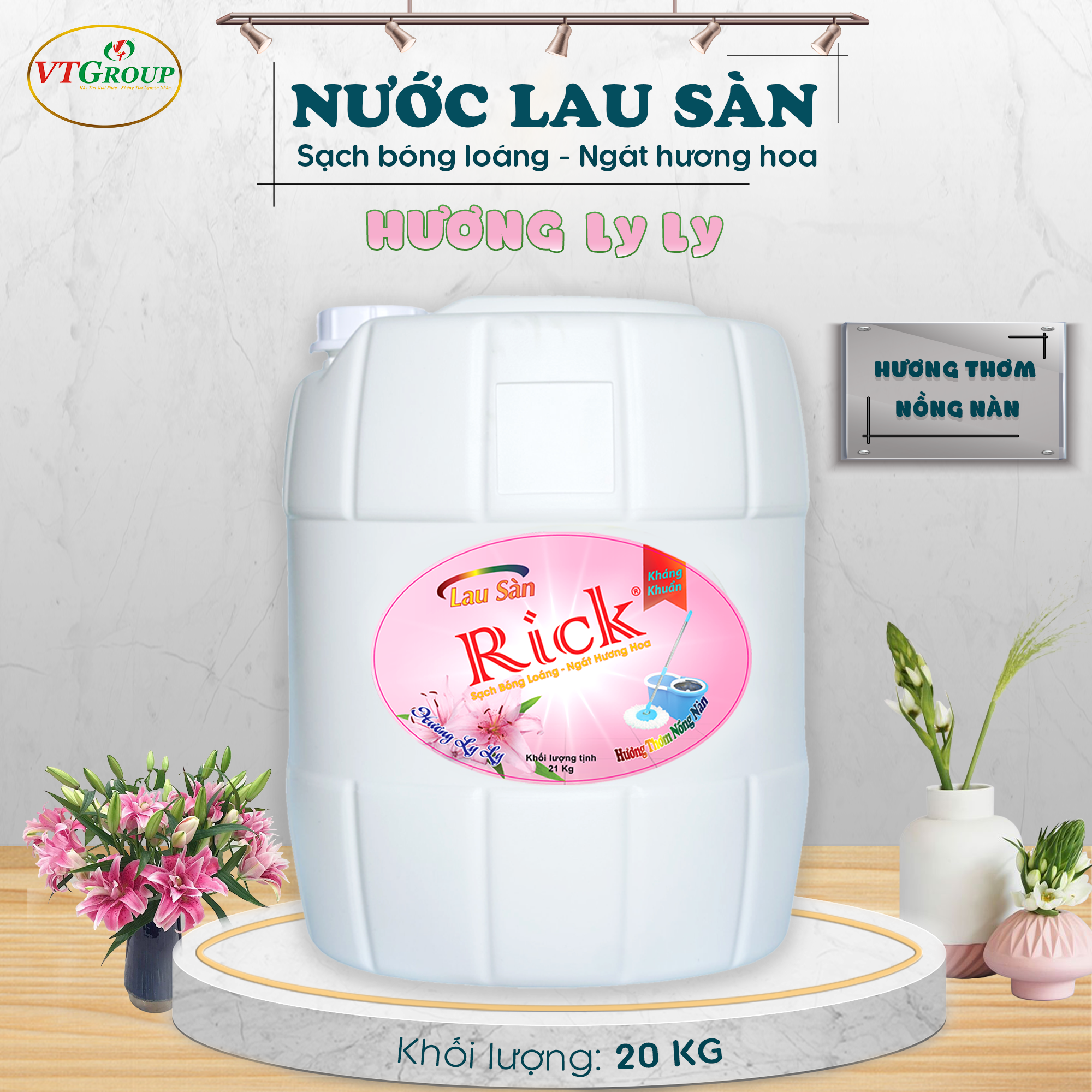 Nước lau sàn Rick 20kg