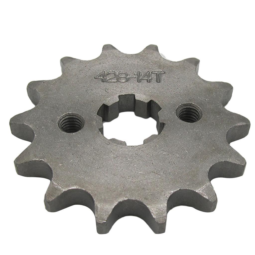 14T Teeth 17mm Sprocket Pinion Chain Pinion 428 for 110cc 125cc 140cc ATV