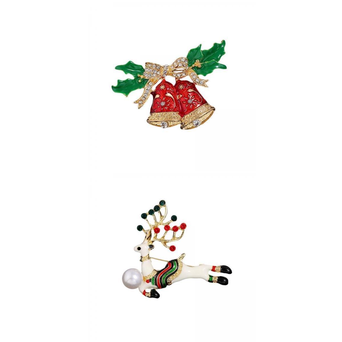 Elegant Christmas Brooch Pins Lapel Brooch for Clothes