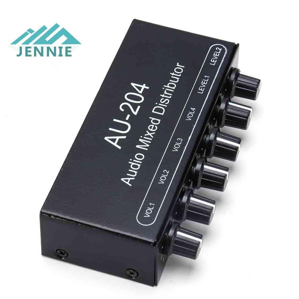 Bảng Mạch Khuếch Đại Tín Hiệu Âm Thanh 2 Đầu Vào 4 Đầu Ra DC5-19V Cho Studio