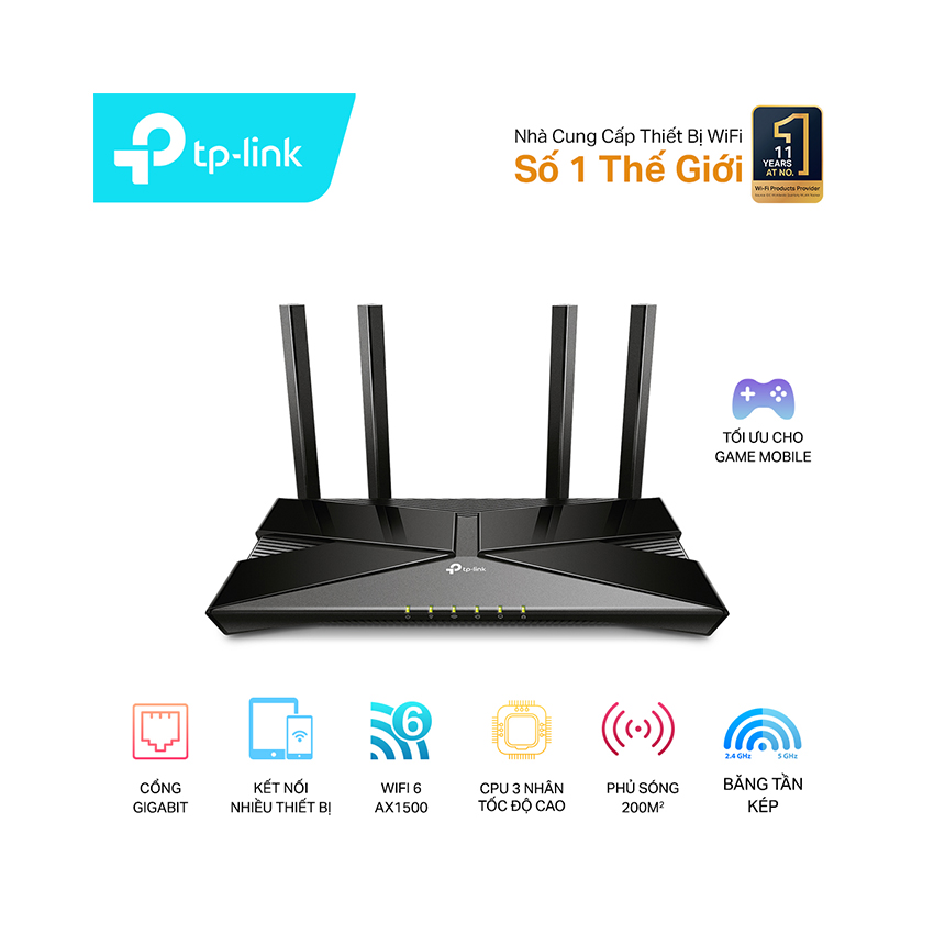 BỘ PHÁT WIFI TP-LINK ARCHER AX10 (WI-FI 6, AX1500)-hàng chính hãng