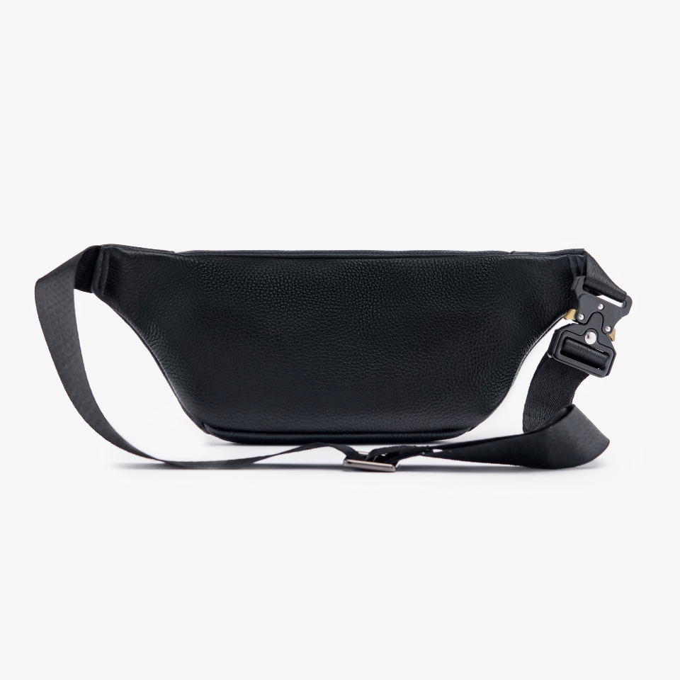 Túi Đeo Chéo Nam Túi Đeo Trước Ngực GENCE TZ01 Chất Liệu Da Bò Cao Cấp Màu Đen