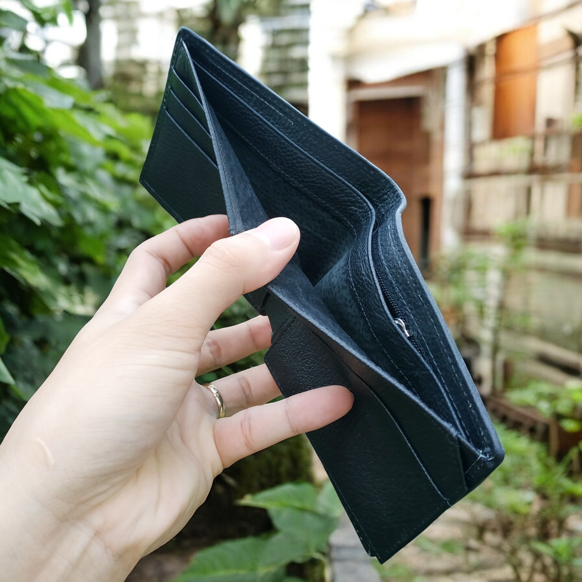 Ví Da Cá Sấu [VÍ NGUYÊN CON NHỎ CAO CẤP] Để Vừa Giấy Tờ Cũ. Thiết Kế Dáng Ngang Tiện Dụng