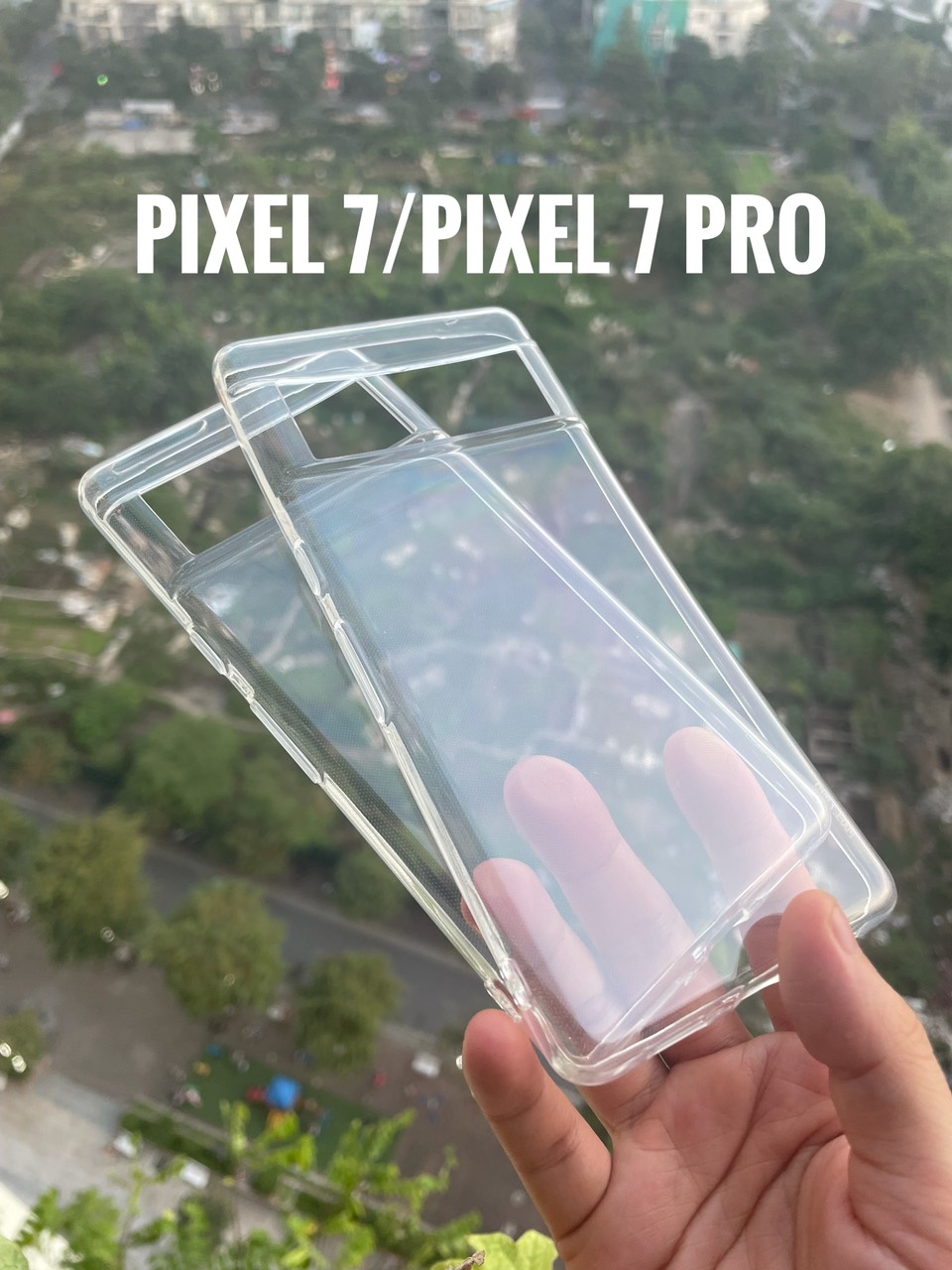 Ốp lưng silicon cho Google Pixel 7, Pixel 7 Pro dẻo Gor Bảo vệ camera trong suốt Hàng nhập khẩu