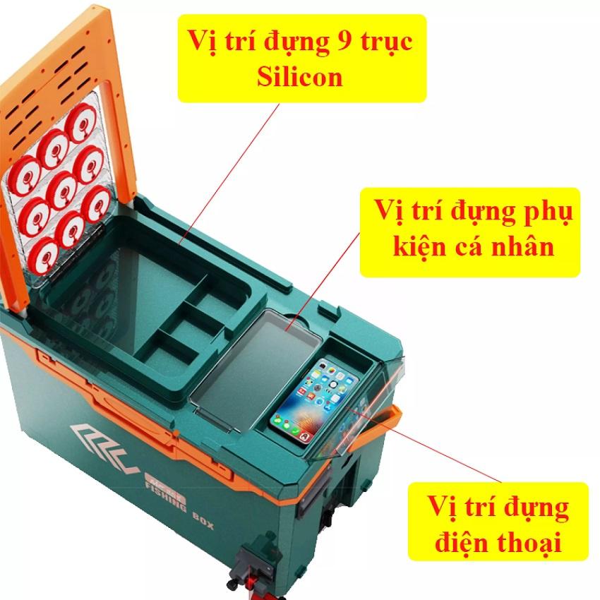 Thùng Câu Đài MC Đa Năng Thể Tích 32L Giải Quyết Mọi Địa Hình, Cách Nhiệt Cực Tốt - Sanami Fishing