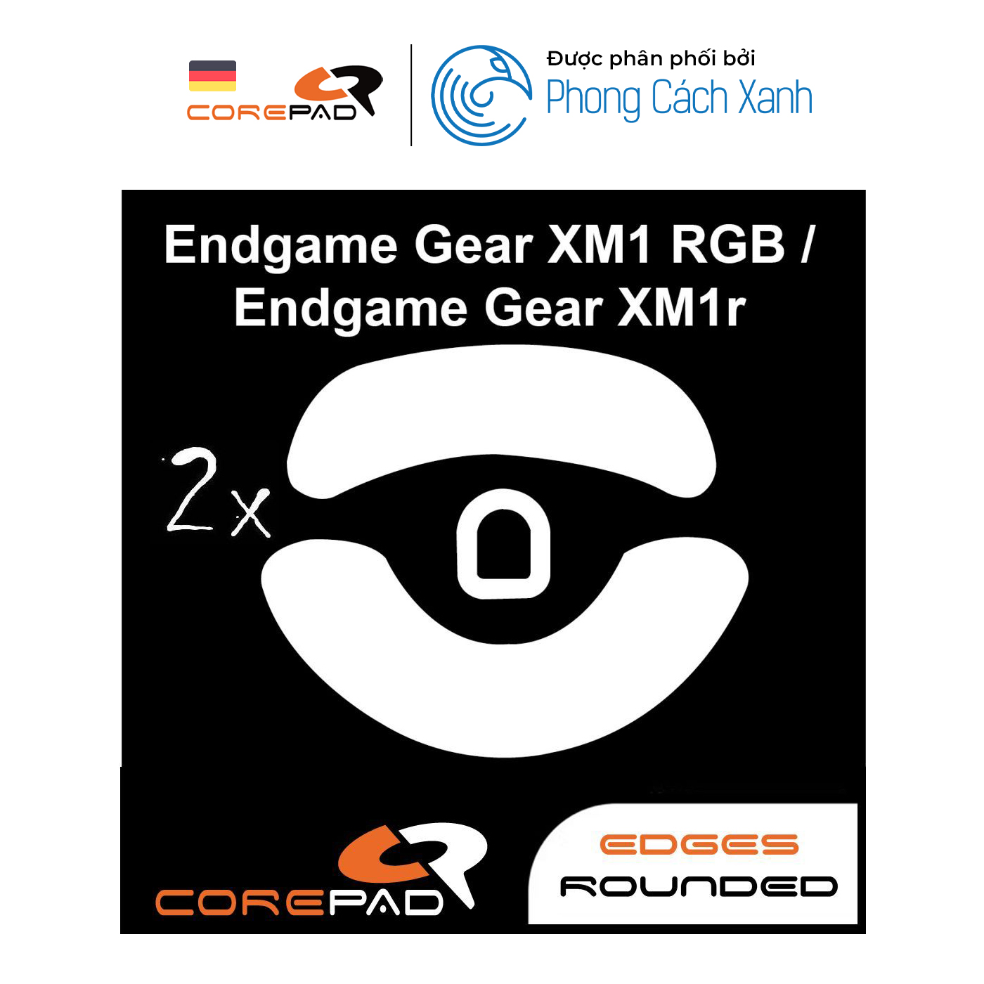 Feet chuột PTFE Corepad Skatez PRO cho Endgame Gear XM1 RGB / Endgame Gear XM1r - Hàng Chính Hãng