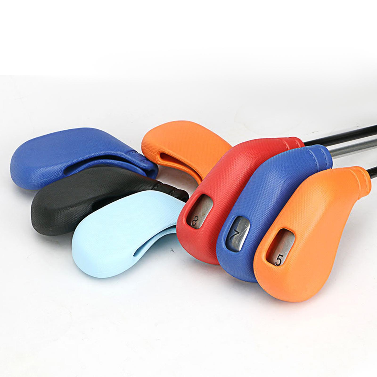 Golf Club Head Cover,Golf Wedges Headcovers Golf Iron Covers Fit Most Irons Club, Golf Head Protector Golf Training Equipment Waterproof