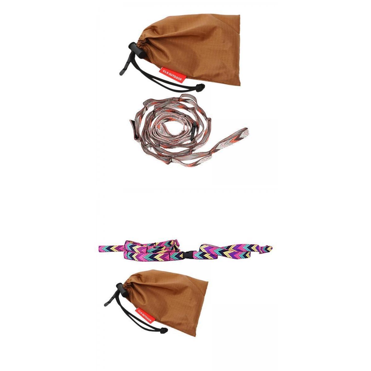 2 Pieces Camping Lanyard Rope Campsite Storage Strap Universal Tent Rope