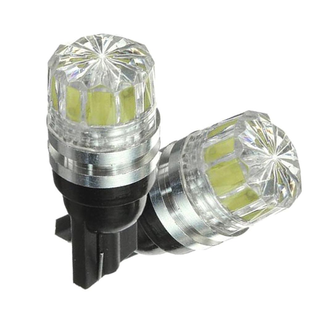 2pcs White T10 5050 5 SMD LED Car Vehicle Side Tail Lights Bulbs Lamp