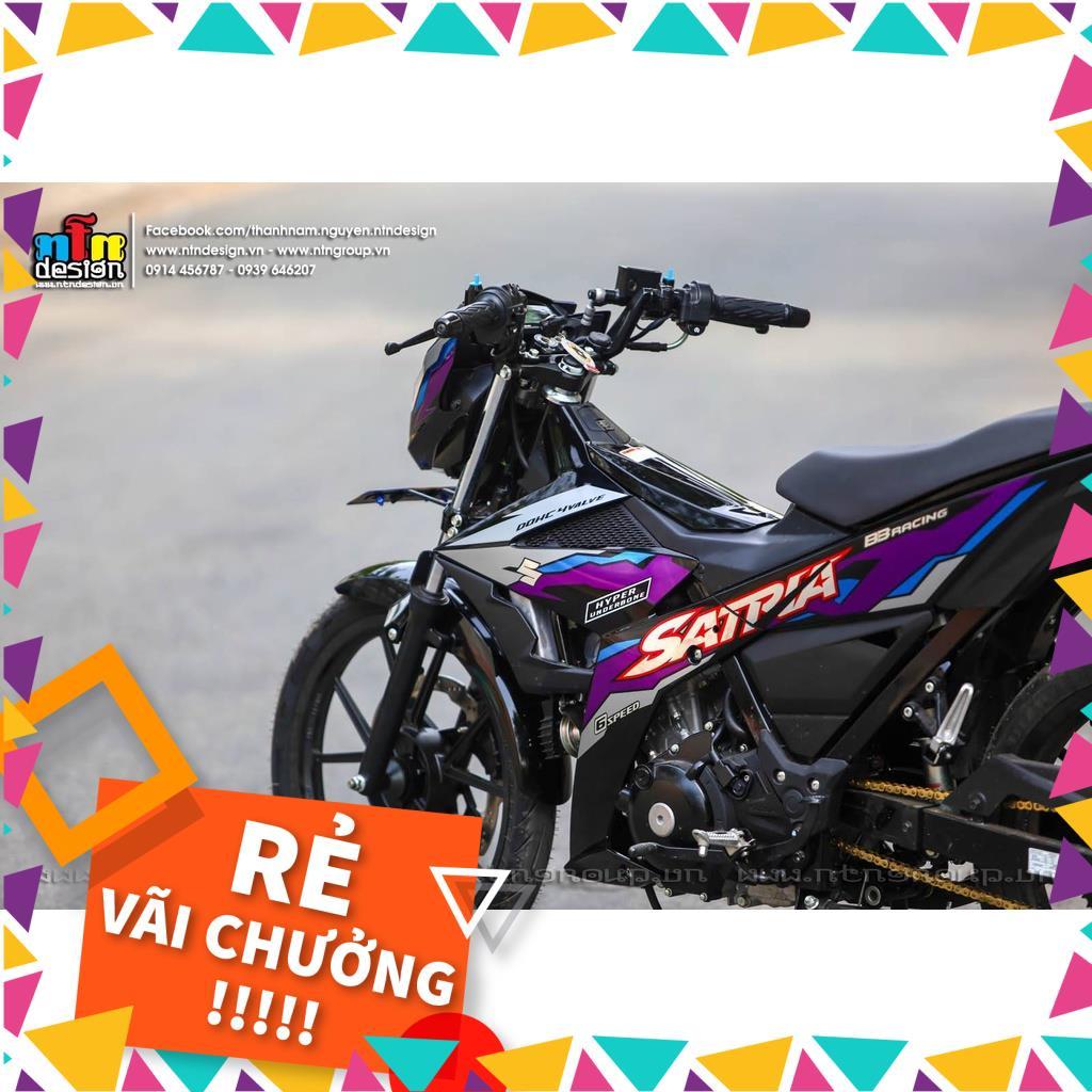 Tem Rời Raider FI Mẫu Đen Tím