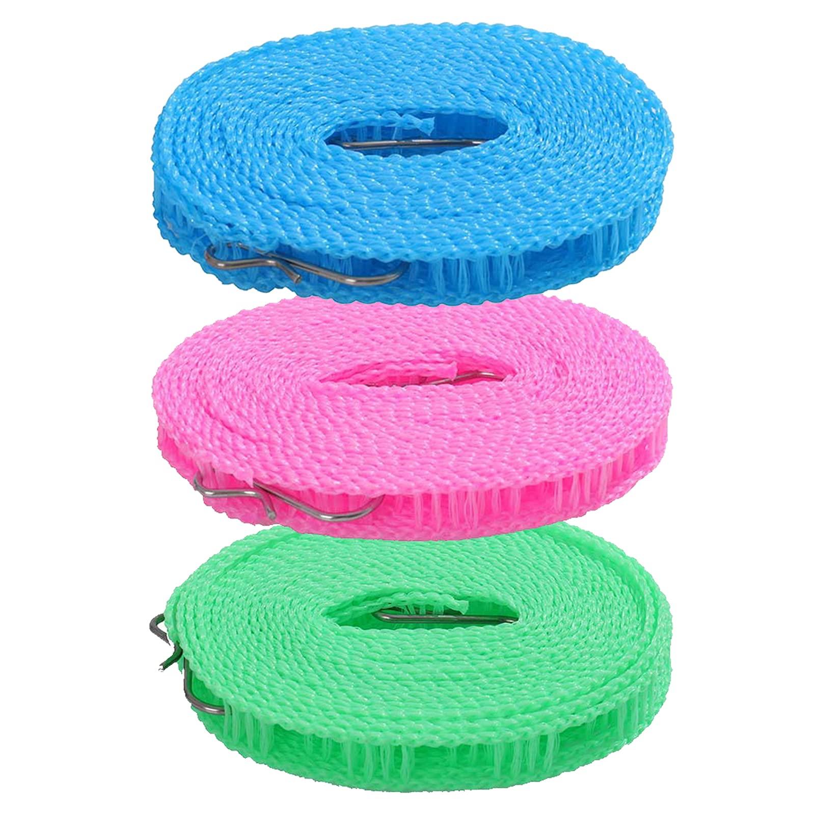 Labbage Rope Wind-Winder-Clothing Rope Rope Non-Slip Cắt dây đóng dây đóng cửa phù hợp cho bên ngoài, bên trong, nhà, chuyến đi, khu cắm trại