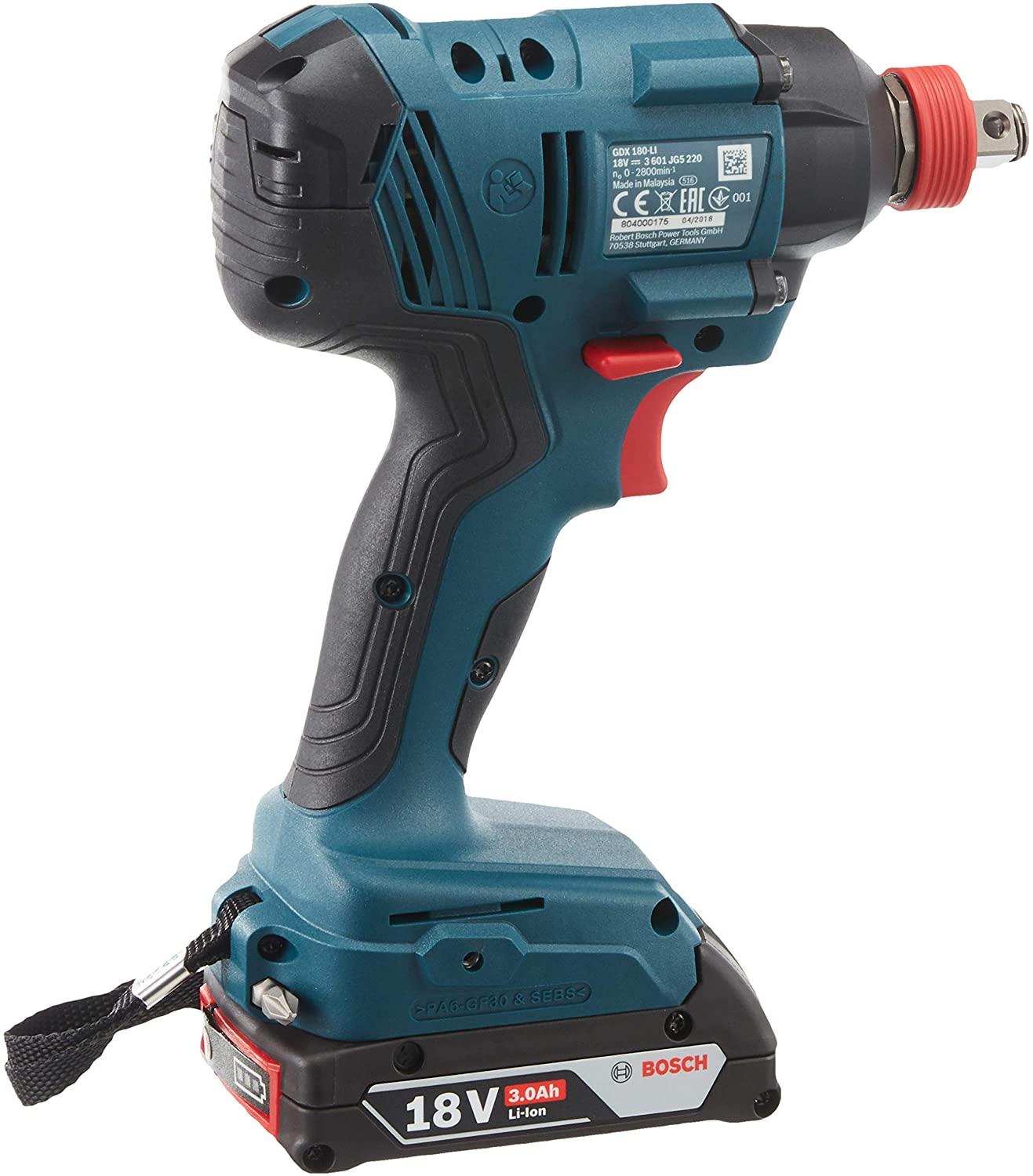 MÁY SIẾT BU LÔNG DÙNG PIN 18V BOSCH GDX 180-LI - HÀNG CHÍNH HÃNG