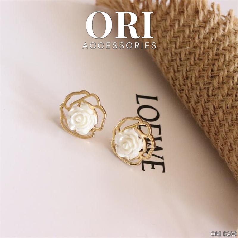 Bông tai nữ Bông hoa hồng Lani xinh xắn thời trang ORI ACCESSORIES B200