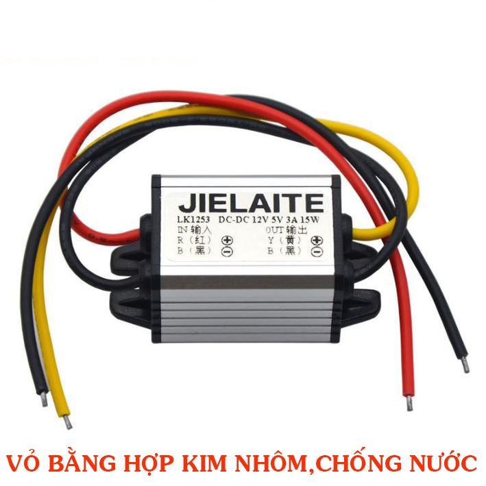 Đổi Nguồn 12V Sang 5V, Nguồn Vào 8-22V,Nguồn Ra 5V/3A/15W