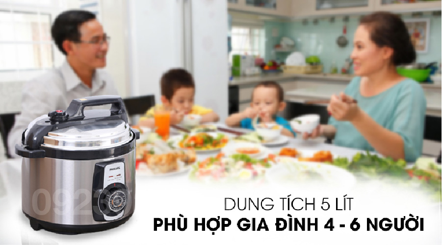 Nồi áp suất điện  Philips HD2103/66 - Hàng chính hãng