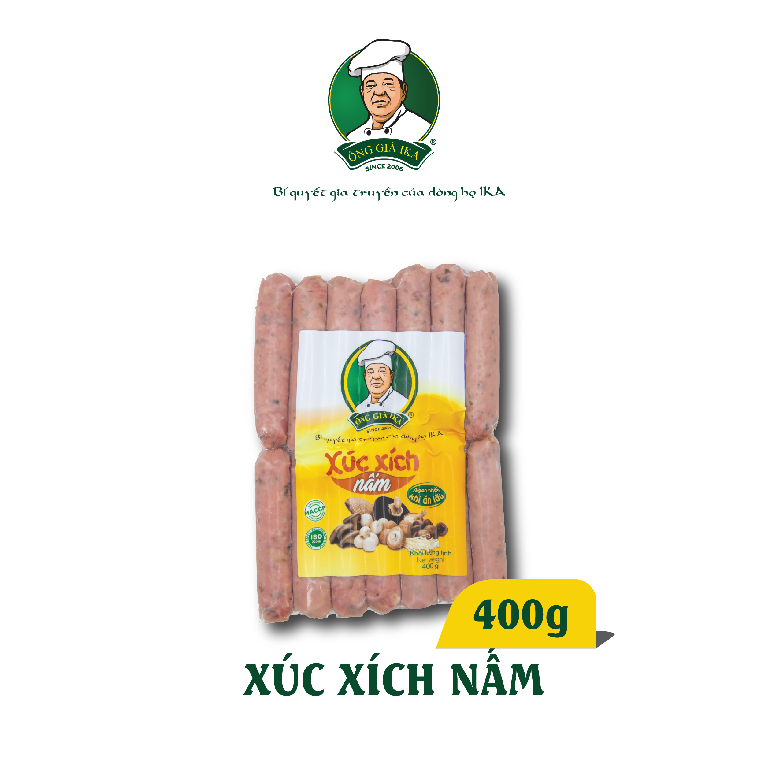 Xúc xích Nấm 400g