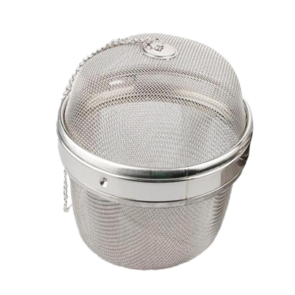 2x Stainless Steel Infuser Strainer Mesh Tea Filter Spoon Spice Ball 13cm