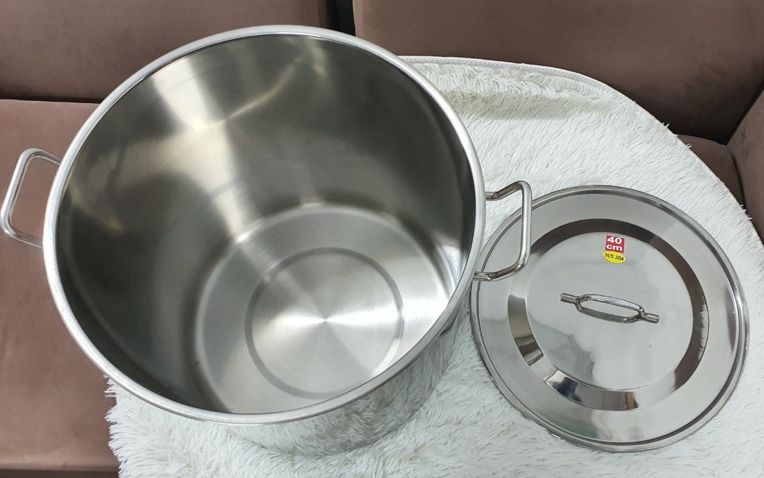 Nồi súp inox 304 - 35 lít/ Nồi inox dung tích lớn đa năng