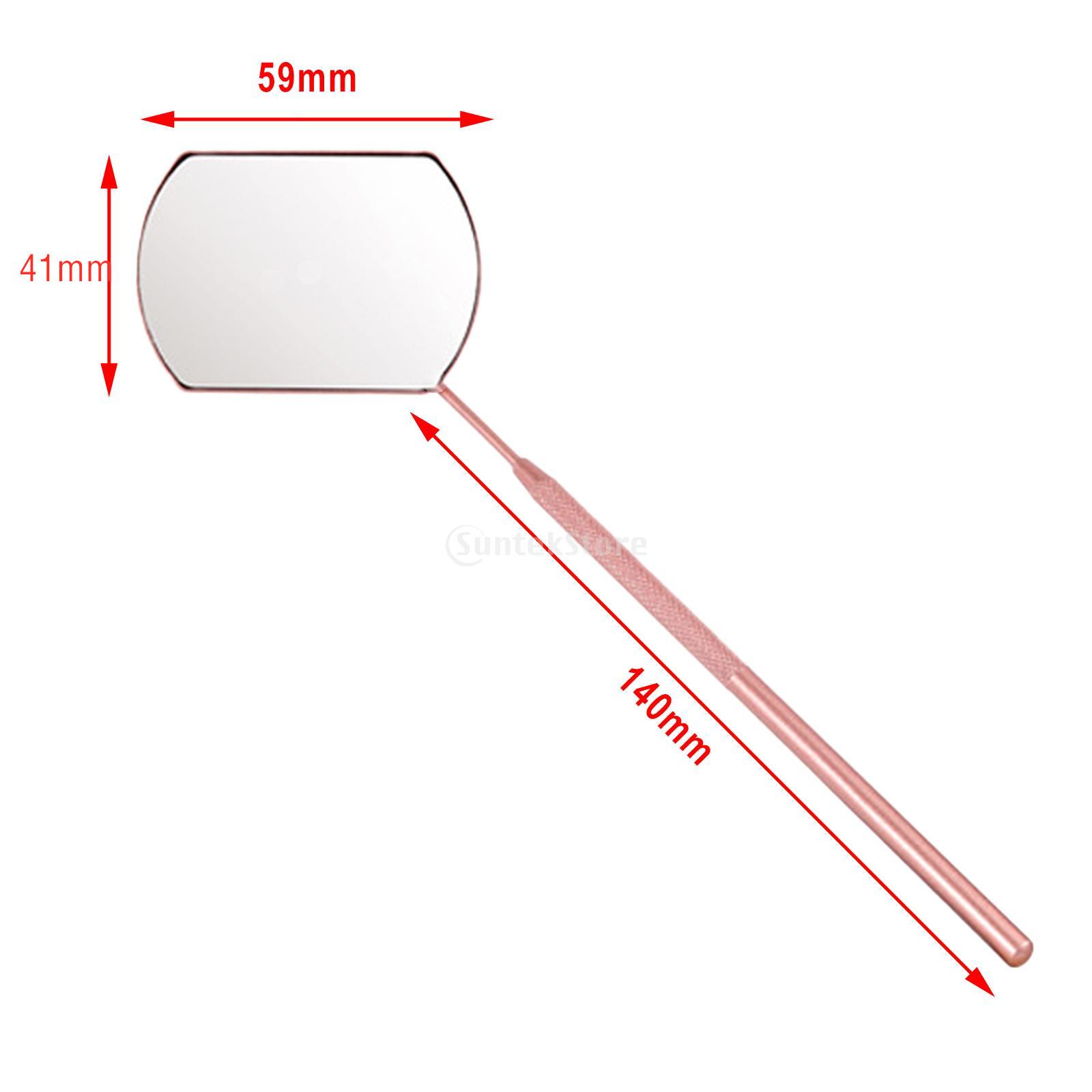 Eyelash Tools, Stainless Steel Mirror for Checking Eyelash Extension Applying Eyelash Tools Salon Home Use