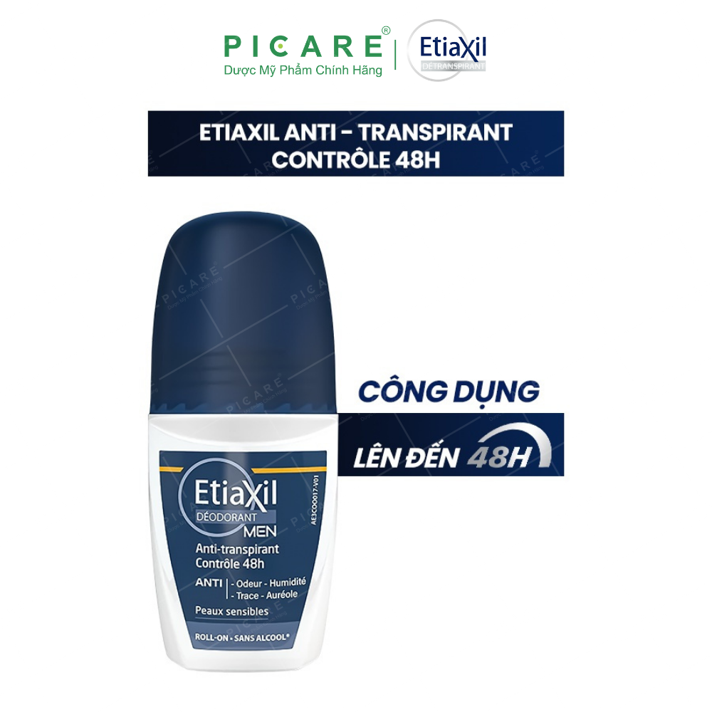 Lăn Khử Mùi Cho Nam Etiaxil Men Antiperspirant Antiperspirant Control 48h