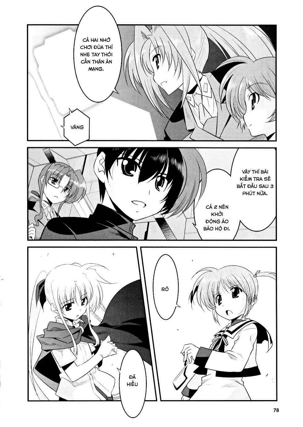 mahou shoujo lyrical nanoha movie 1st the comics manga chapter 7 8