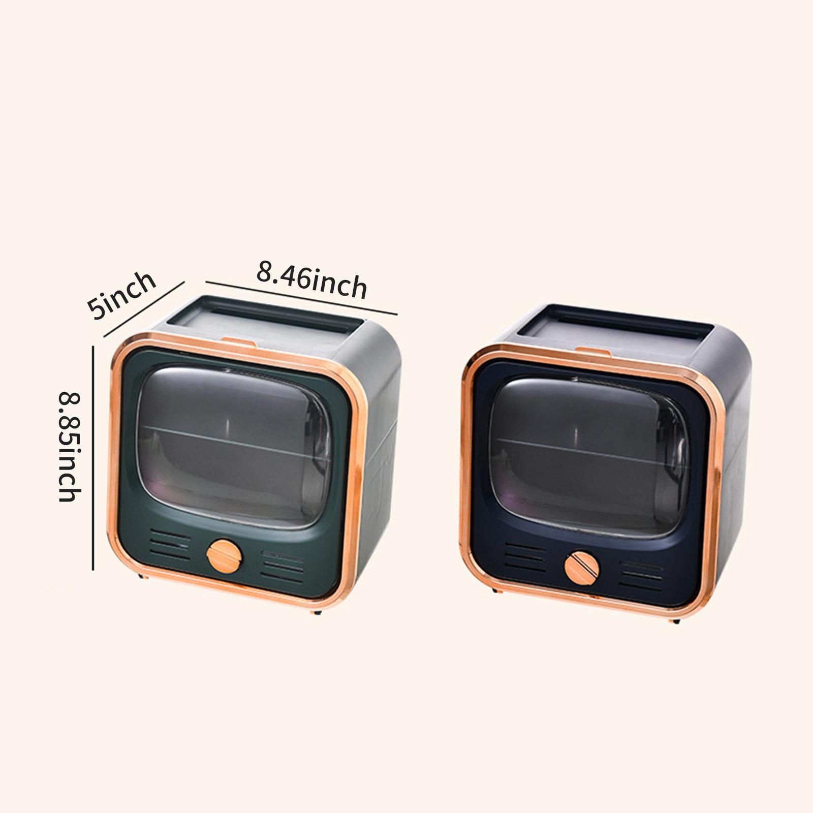 Hộp giấy 2 tầng gắn tường đựng đồ dùng và giấy vệ sinh trong phòng tấm