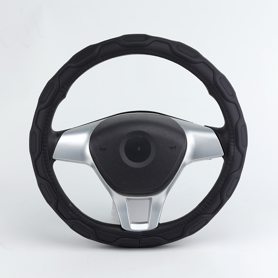 Bọc Vô Lăng CIND Y021 Size M Màu Đen Da PU Lõi TPE Chống Trượt Siêu Êm - Nhập Khẩu Chính Hãng