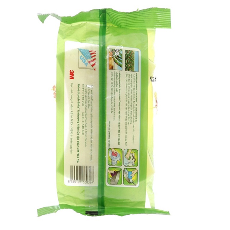 MIẾNG RỬA CHÉN 3X SCOTCH-BRITE 3M CR-3X