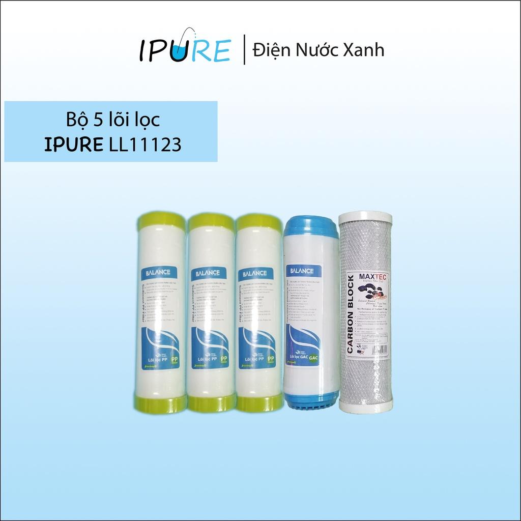 Bộ lõi lọc 123 DNX combo lõi lọc nửa năm than hoạt tính, lõi gòn/ bông