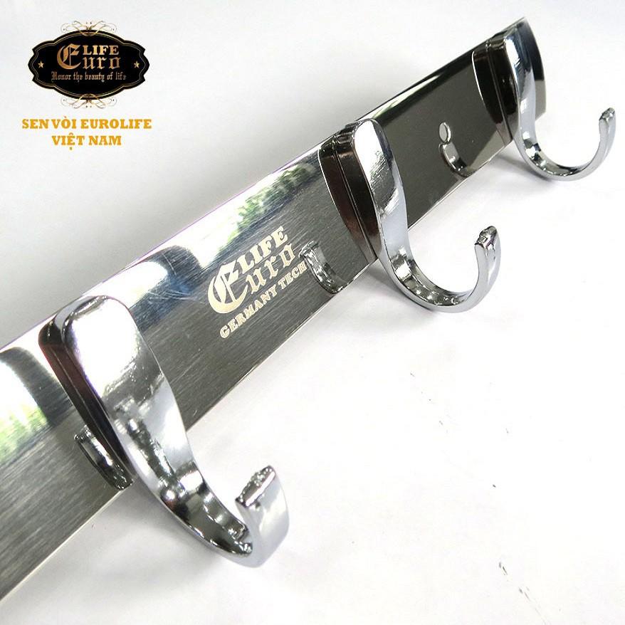 Móc treo quần áo 5 chấu Metal mạ Chrome Eurolife EL-M4 ( Trắng bạc)