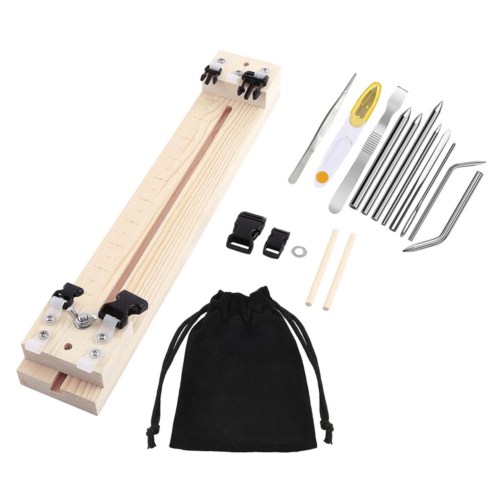 Lacing with Velvet Bag for DIY Strings Bracelet Crafts Tool 13pcs