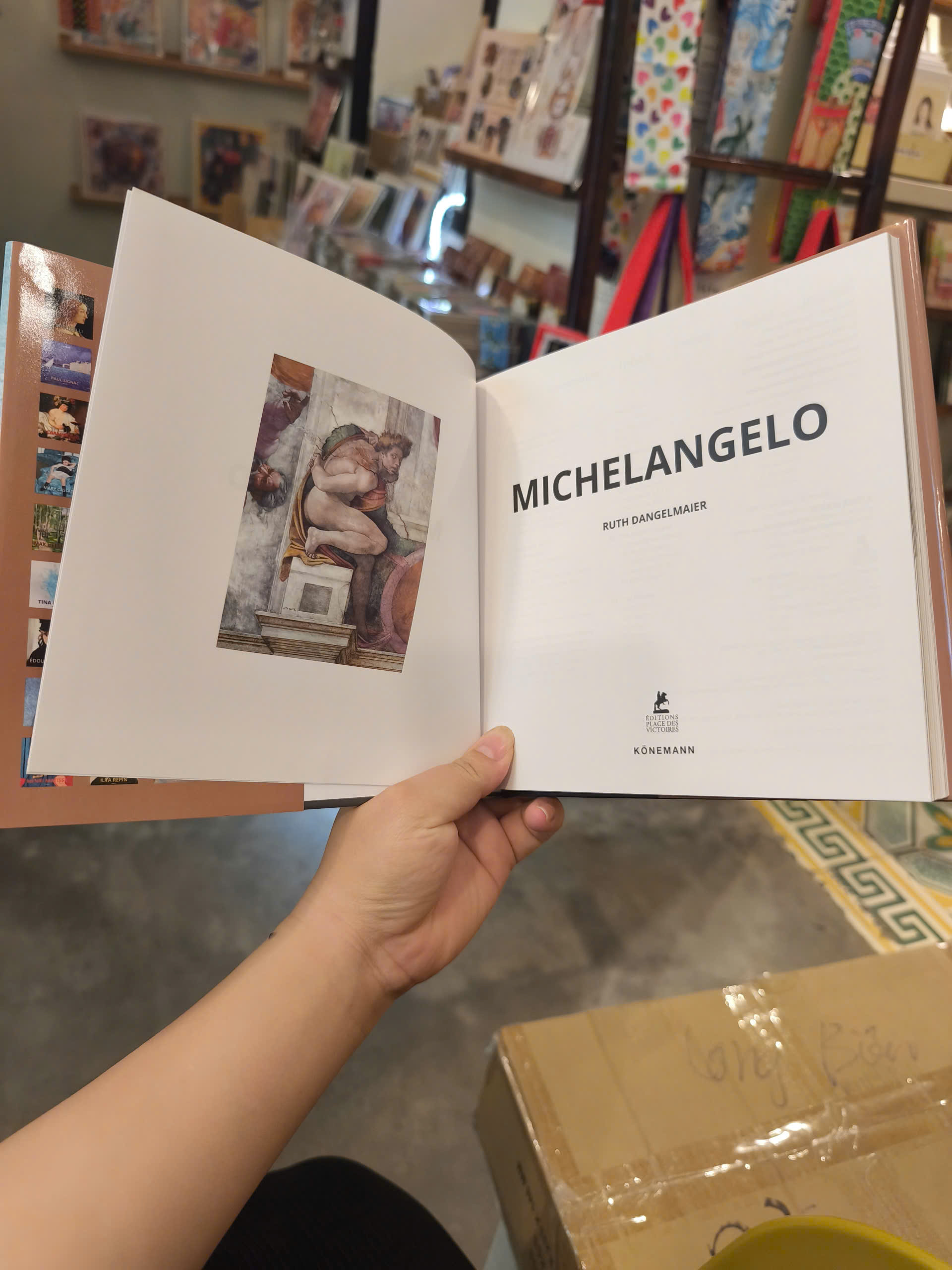 Sách - Michelangelo by Ruth Dangelmaier | Art &amp; Design/ Ngoại văn Nhập khẩu UK / Nghệ thuật Bìa cứng