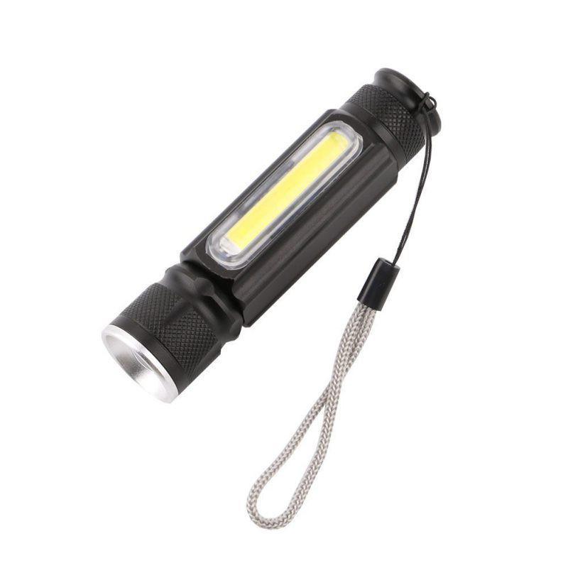 Đèn Pin Nhật Bản - Đèn Pin Mini Đa Năng Bóng Q5L Siêu Sáng Có Đèn Trên Thân - Chế Độ Sạc USB Zoom LED