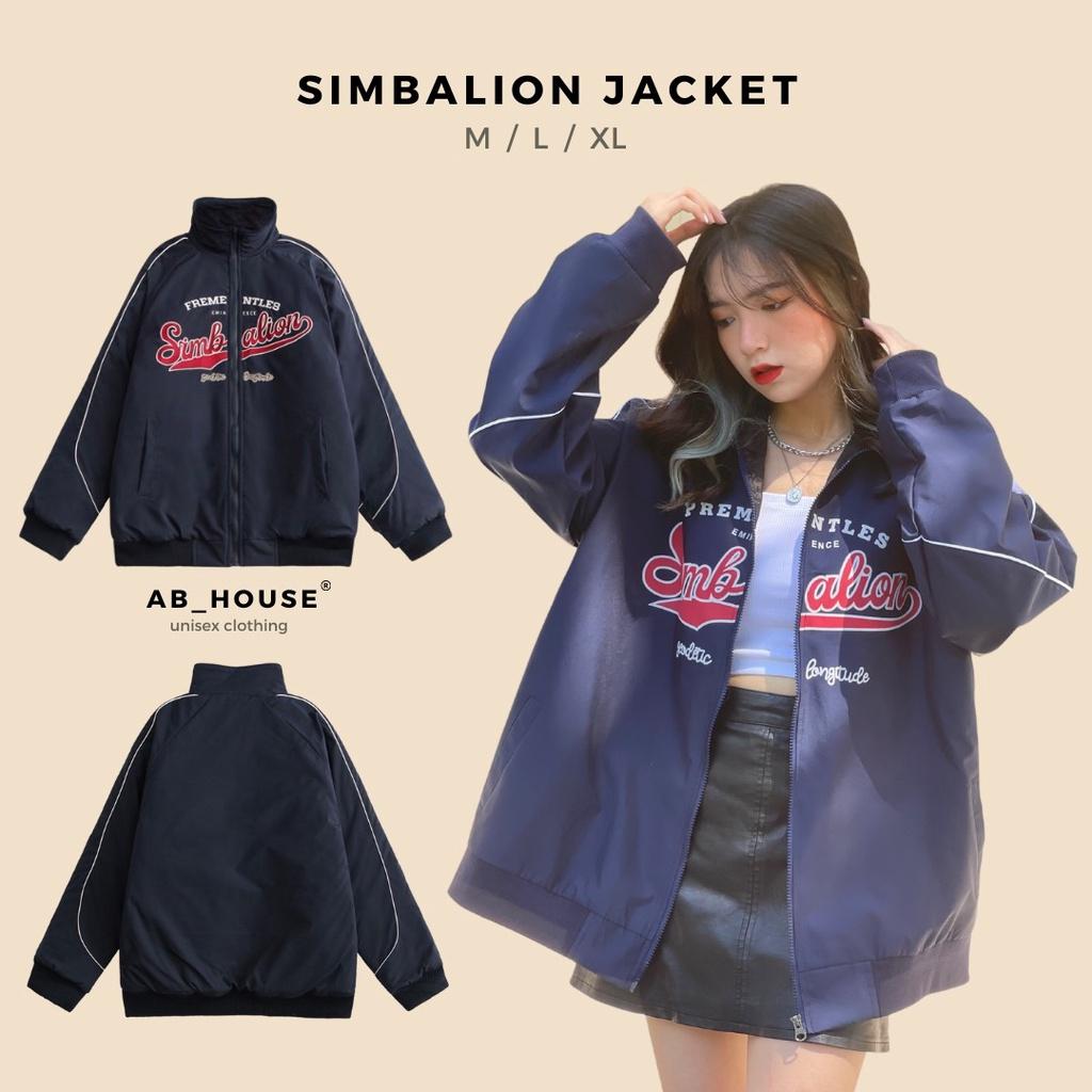 Áo khoác SIMBALION jacket dù 2 lớp unisex nam nữ (Ảnh thật)_Unisex