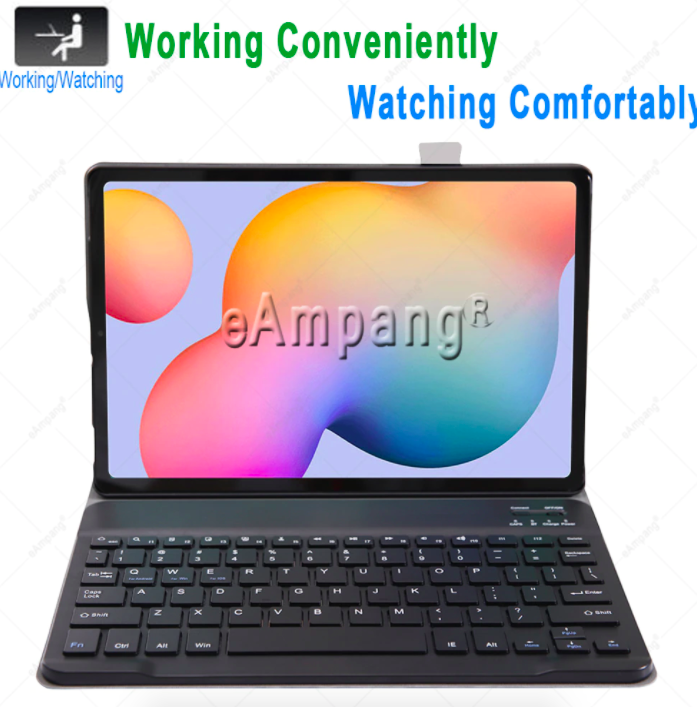 Bao da kèm bàn phím Bluetooth dành cho Samsung Galaxy Tab S7 Plus P970/ P975 cao cấp - Hàng nhập khẩu