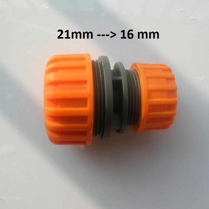 ĐẦU NỐI ỐNG 21mm-16mm MÀU CAM- 520