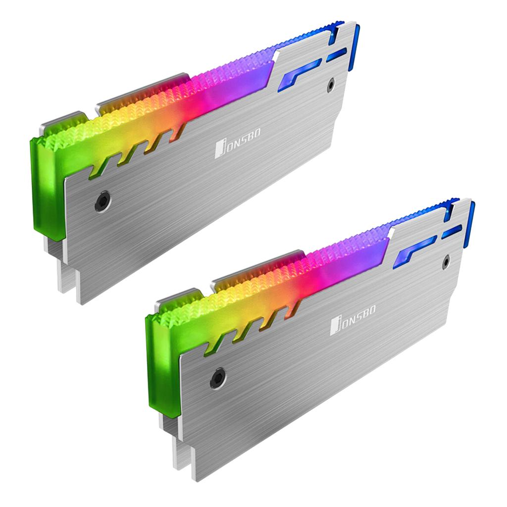 Heat Sink RGB Memory RAM Cooler Radiator Anodizing Process for DIY PC Game