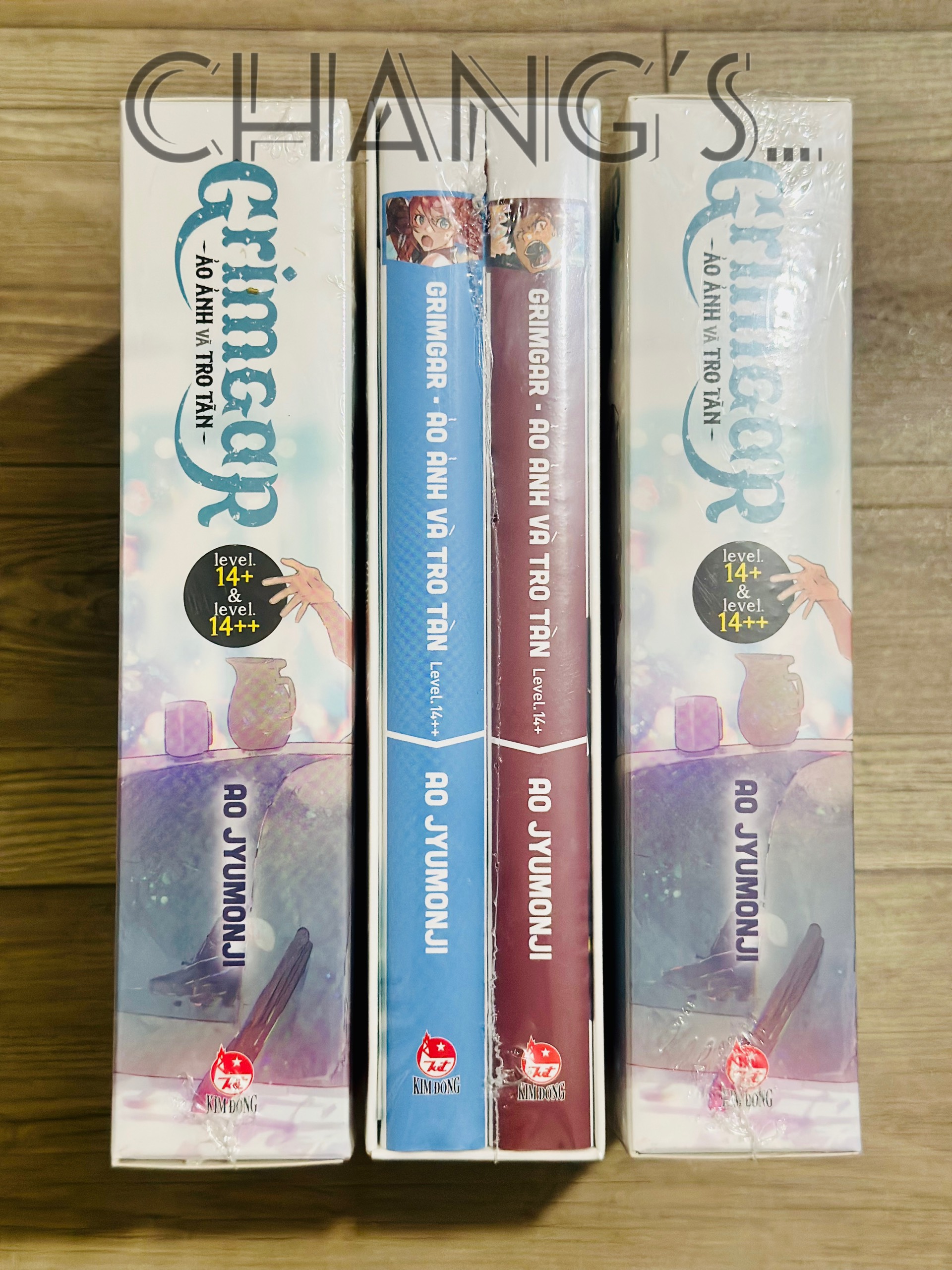 Boxset Grimgar - Ảo Ảnh Và Tro Tàn - Tập 14+ Và Tập 14++ - Tặng Kèm 2 Thẻ Nhân Vật + 1 Mini Clearfile